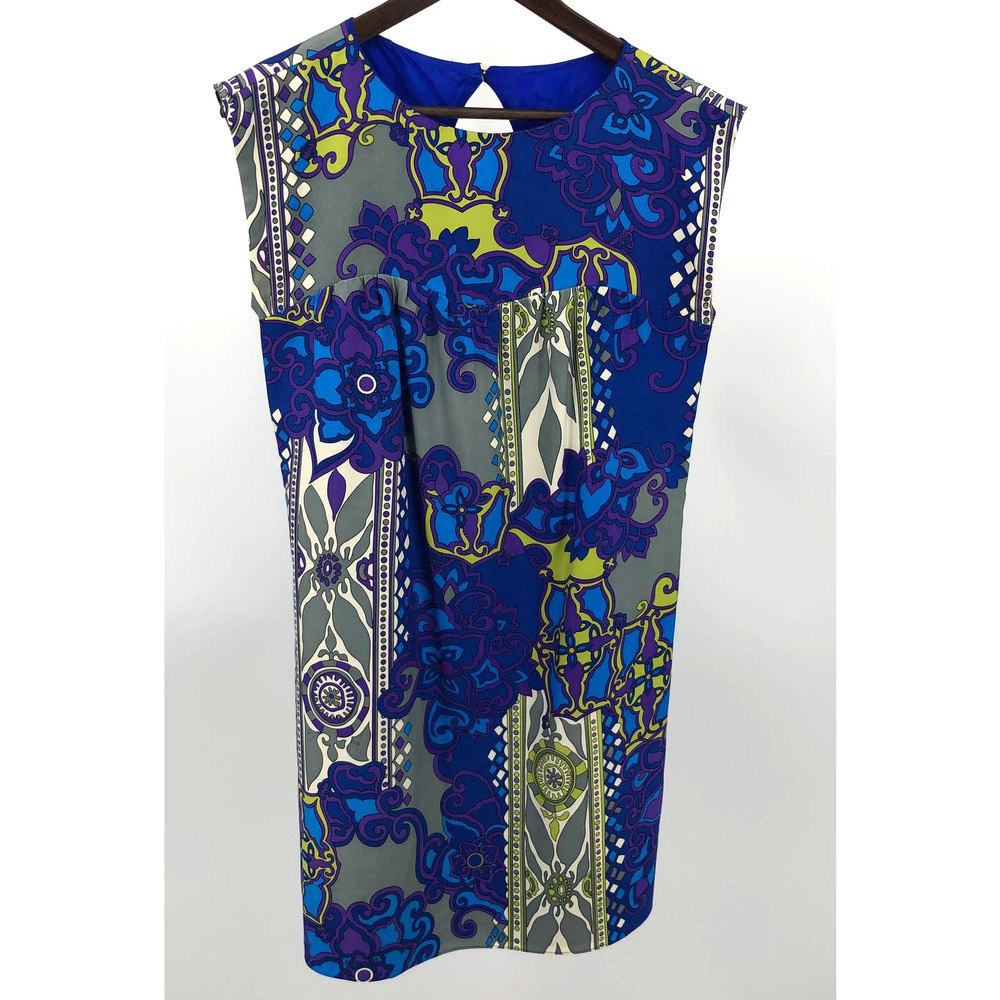 Alice & Trixie Silk Sleeveless Shift Dress M